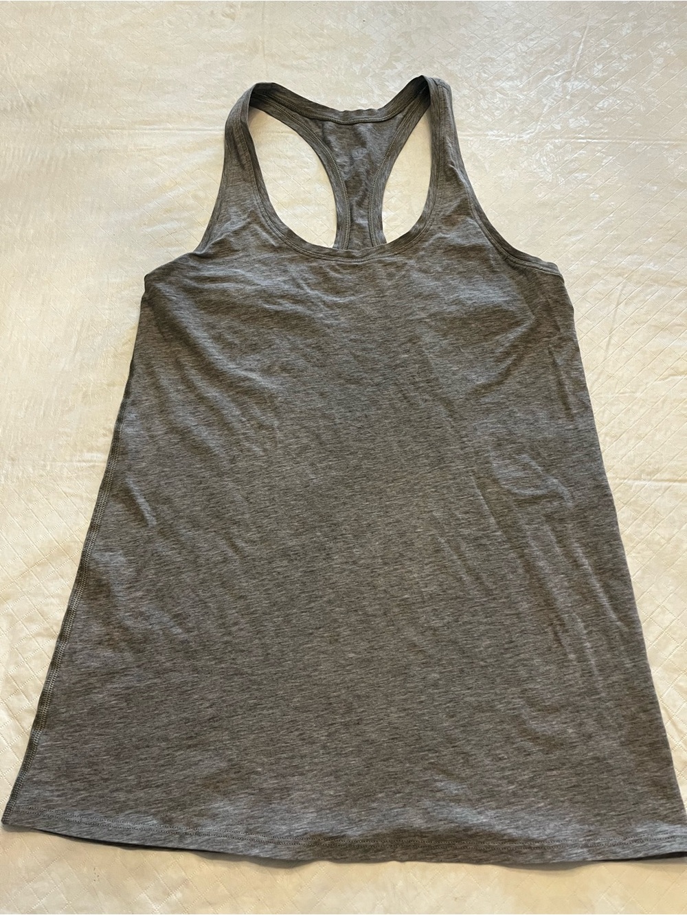 lululemon athletica Heather Gray Racerback Tank